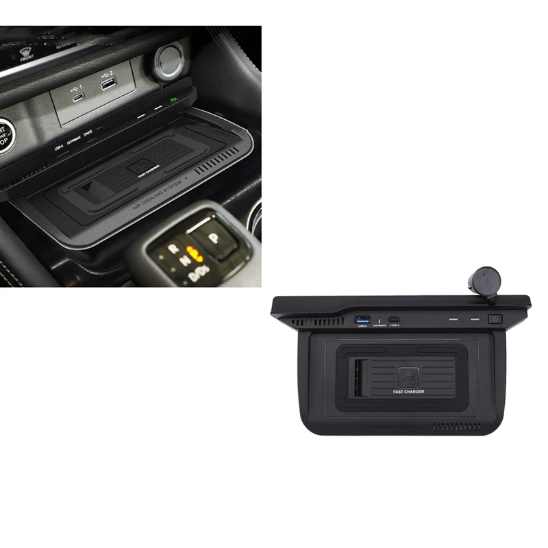 Беспроводное зарядное устройство 15 Вт для Nissan X-Trail T32 Rogue 2022 2023