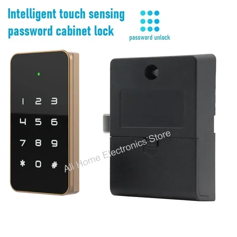 

Умный замок для ящика, сенсорный замок с паролем, замок для шкафа для сауны, спортзала, шкафчик для документов, шкаф для хранения Fechadura Digital