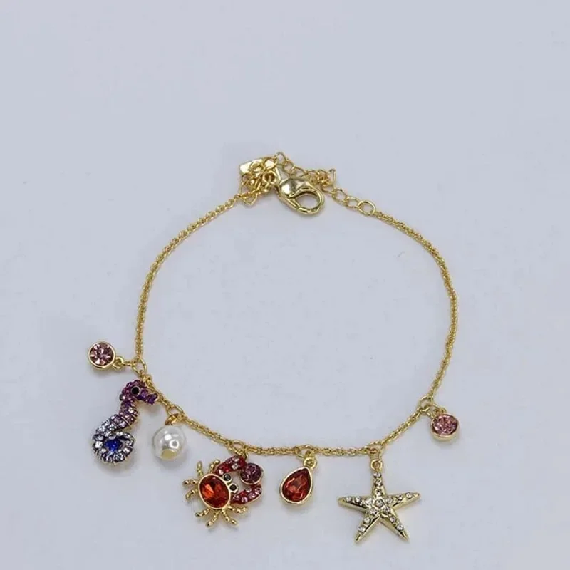 Новый Платиновый браслет LOUISON великолепный матовый лист рисунок стразы