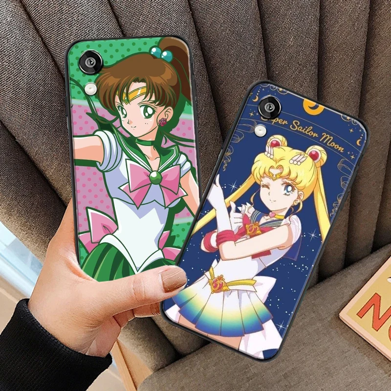 

Bandai Sailor Moon Anime For Huawei P Smart Z 2019 2020 P20 P30 Lite Pro Phone Case Carcasa Coque Black Silicone Cover Back