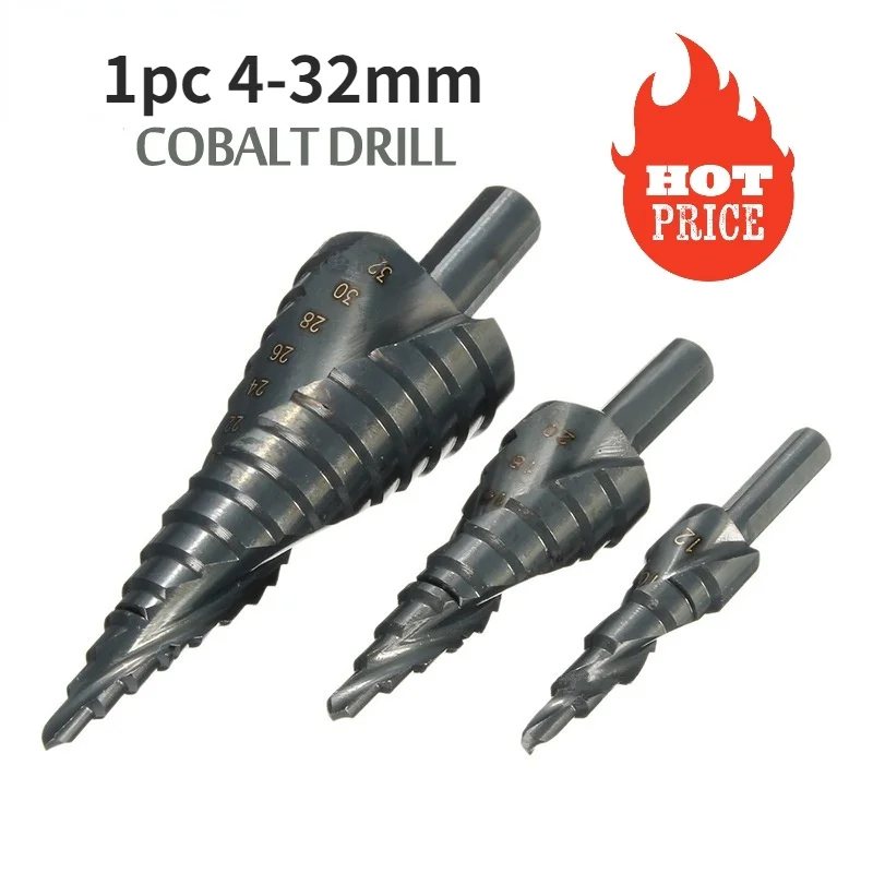 Рисунок 2 - 4-32 мм ступенчатое сверло из быстрорежущей