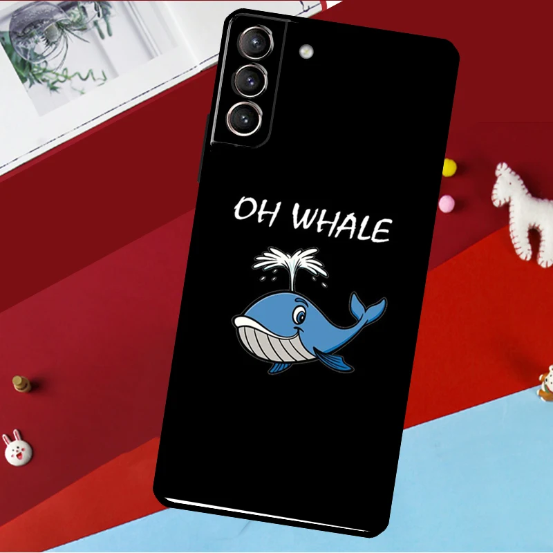 Фото Чехол для телефона Samsung Galaxy S26 S25 S24 S22 S23 Ultra Plus S20 S21 FE S9 S10 S25 FE с дизайном «Волны и киты» №5