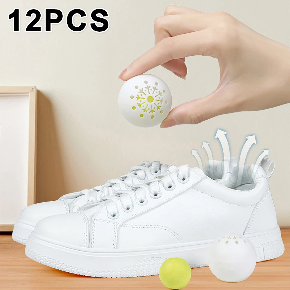 

12/1PCS Shoes Deodorizer Freshener Balls Multifunction Tea Scent Fresheners For Everyday Footwear Care Home Closet Fresh Balls