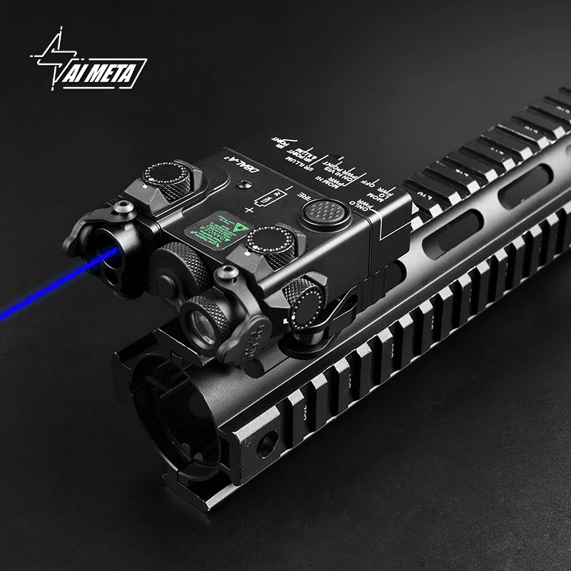 Светодиодный металлический стробоскоп с зеленым лазером 20 мм |