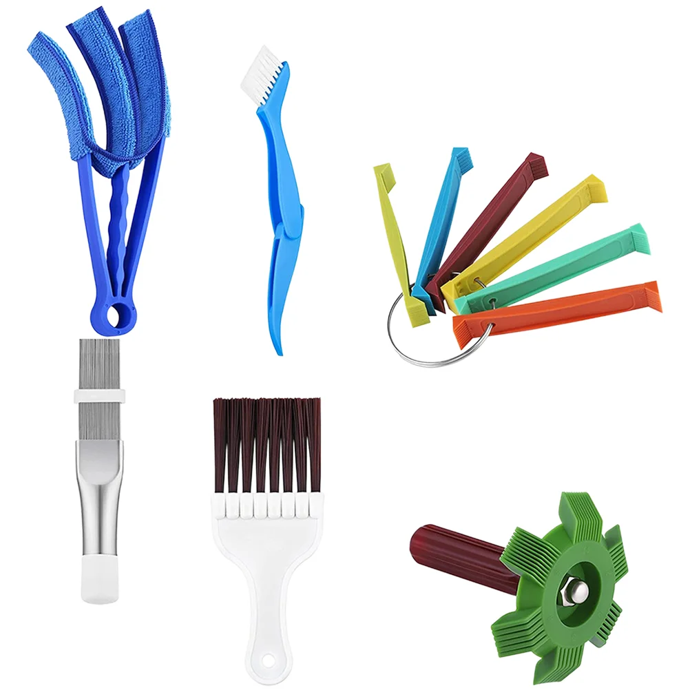 

1 Set of Air Conditioner Fin Combs AC Condenser Brushes Fin Combing Tools Radiator Cleaners