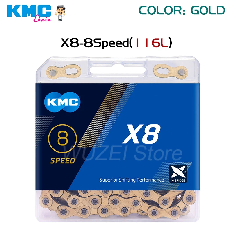 Оригинальная Коробочная цепь KMC 8/9/10/11/12 скоростная X8 X9 X10 X11 X12 Z8.3 X9L X11EL X11SL