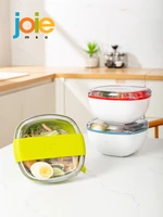joie salad to go lunch container box salad bowls with compartments salad dressings container for salad toppings and snacks