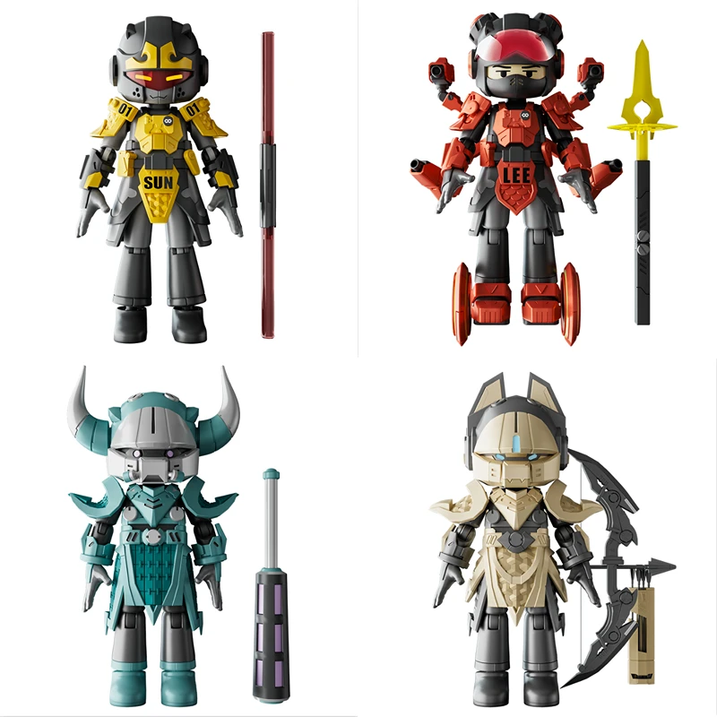 

Bruco Building Block Hero Infinite Robot Fighter Assembly Trend Toy Boy Model Play Movable Toy Christmas Birthday Gift