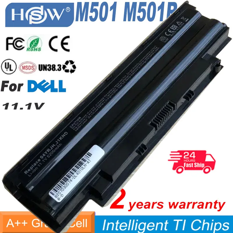 Аккумулятор для ноутбука 5200 мАч j1knd Dell Inspiron M501 M501R M511R N3010 N3110 N4010 N4050 N4110 N5010 N5010D N5110