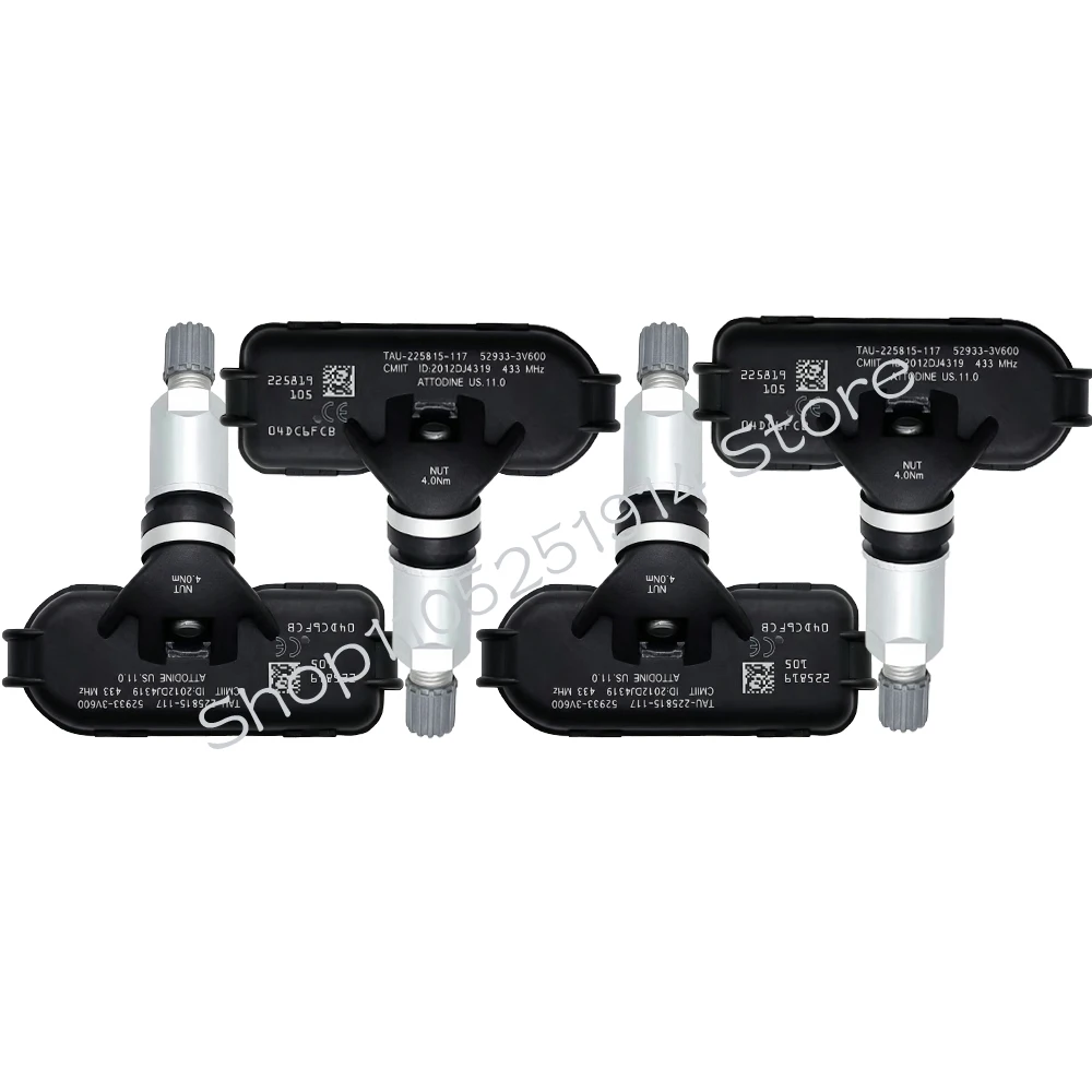 Датчик TPMS 52933-3V600 для Hyundai Grandeur [HG] 2011-2014, I40 [VF] 2014-2019, Kia Rio [UB] 2011-2017, 433 МГц, датчик давления в шинах. (art.: 3920dcbb65fd6) - 3920dcbb65fd6