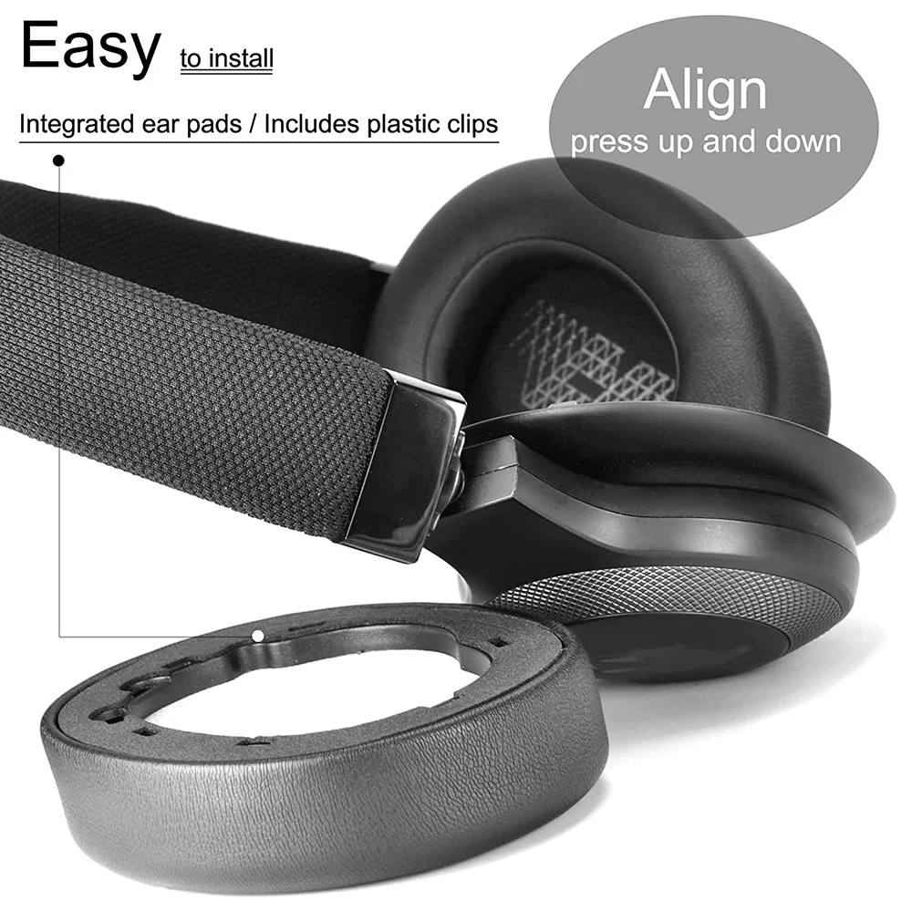 Амбушюры из пены с эффектом памяти сменные амбушюры совместимые JBL E65 E65BTNC / Duet NC Live