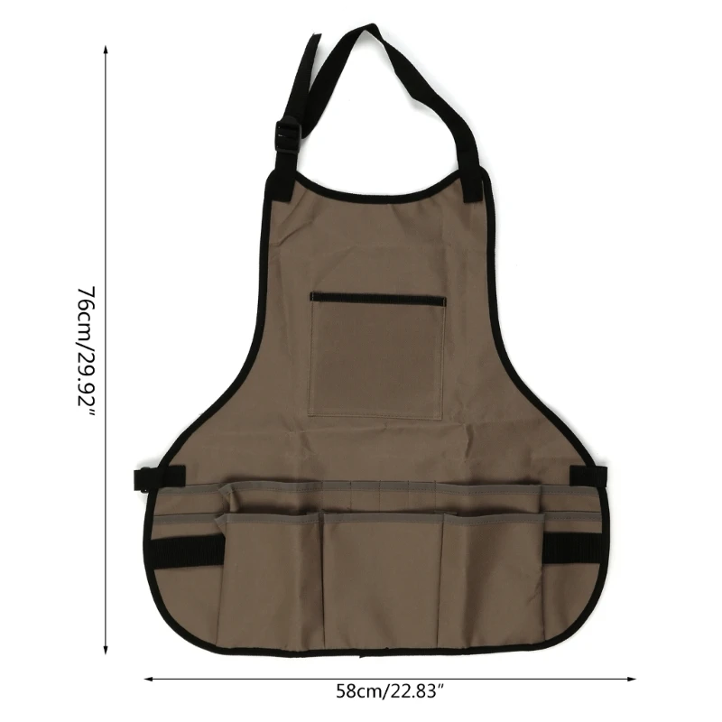 Dwan Сверхмощный садовый фартук с карманами большой емкости для дома и