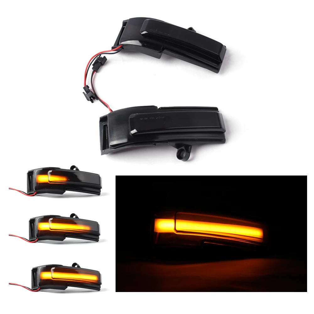 

For Ford F-150 F150 SVT Raptor 2009-2014 2015-2021 Dynamic LED Side Mirror Turn Signal Light Sequential Mirror Indicator Light