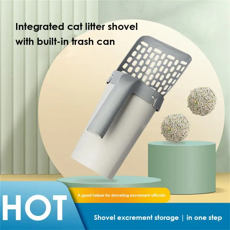 

Kitty Toilet Clean Tool Cat Litter Box Scoop For Sandbox Kitty Litter Self-cleaning Cat Litter Shovel Tray Shovel Poop Shovel