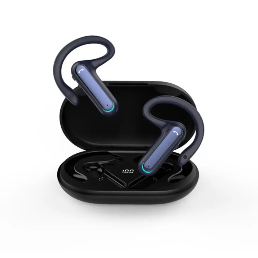 

Bluetooth-compatible Earbuds Voice Assistant Function Stereo Tws Earphones Non-in-Ear Wireless Sport Headphone With Charging Box