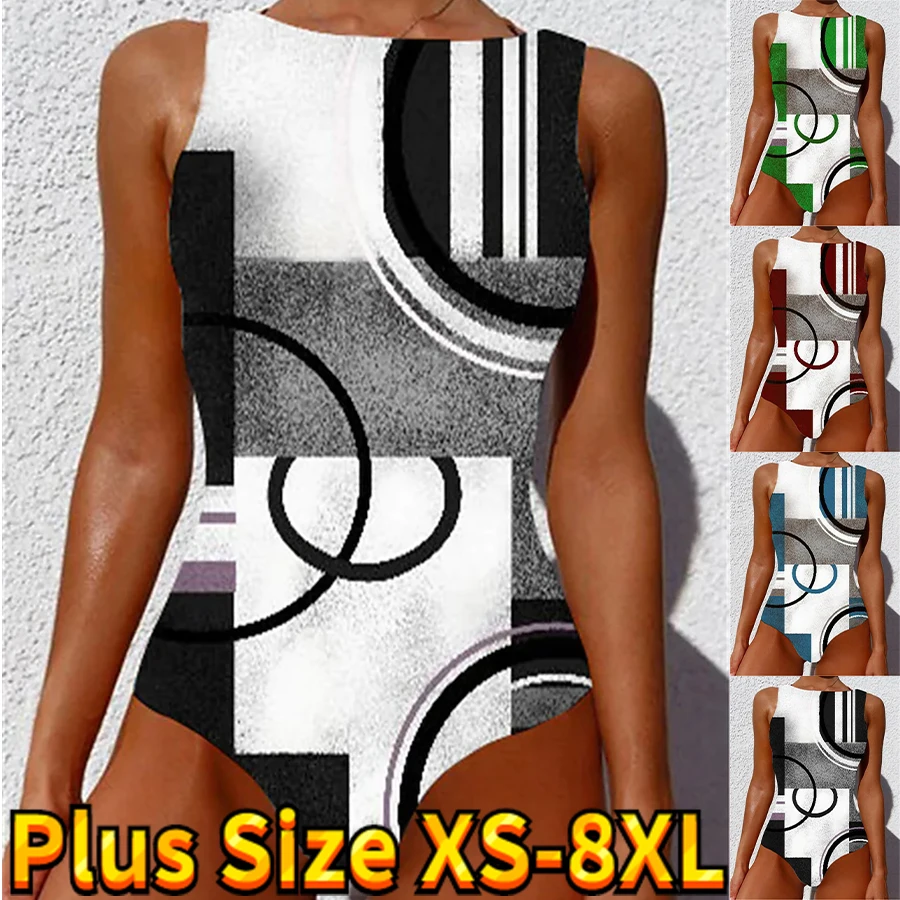 

Новые женские купальники, Цельный Монокини, купальные костюмы, купальник с завышенной талией для больших бюстгальтеров, купальные костюмы с лямками, спортивные купальные костюмы с завышенной талией