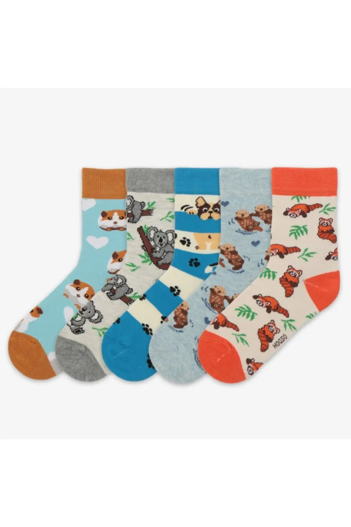 

Cute animals 5 children's socks underwear