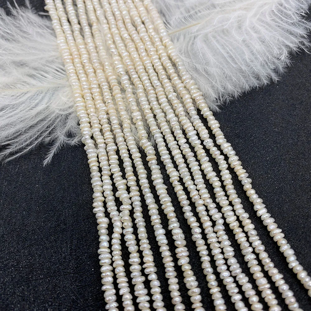 

Natural Freshwater Pearls Irregular Flat Beads 3-6mm for Making Jewelry DIY Necklace Earring Bracelet Fashion Boutique Accessory