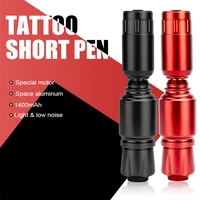 powerful mini rocket tattoo machine set tattoo short pen import motor wireless tattoo power supply rotary tattoo pen set