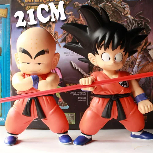 

Dragon Ball Q-Version Cute Goku Kuririn Pilaf Master Roshi Kame Sennin Doll Gifts Toy Model Anime Figures Collect Ornaments