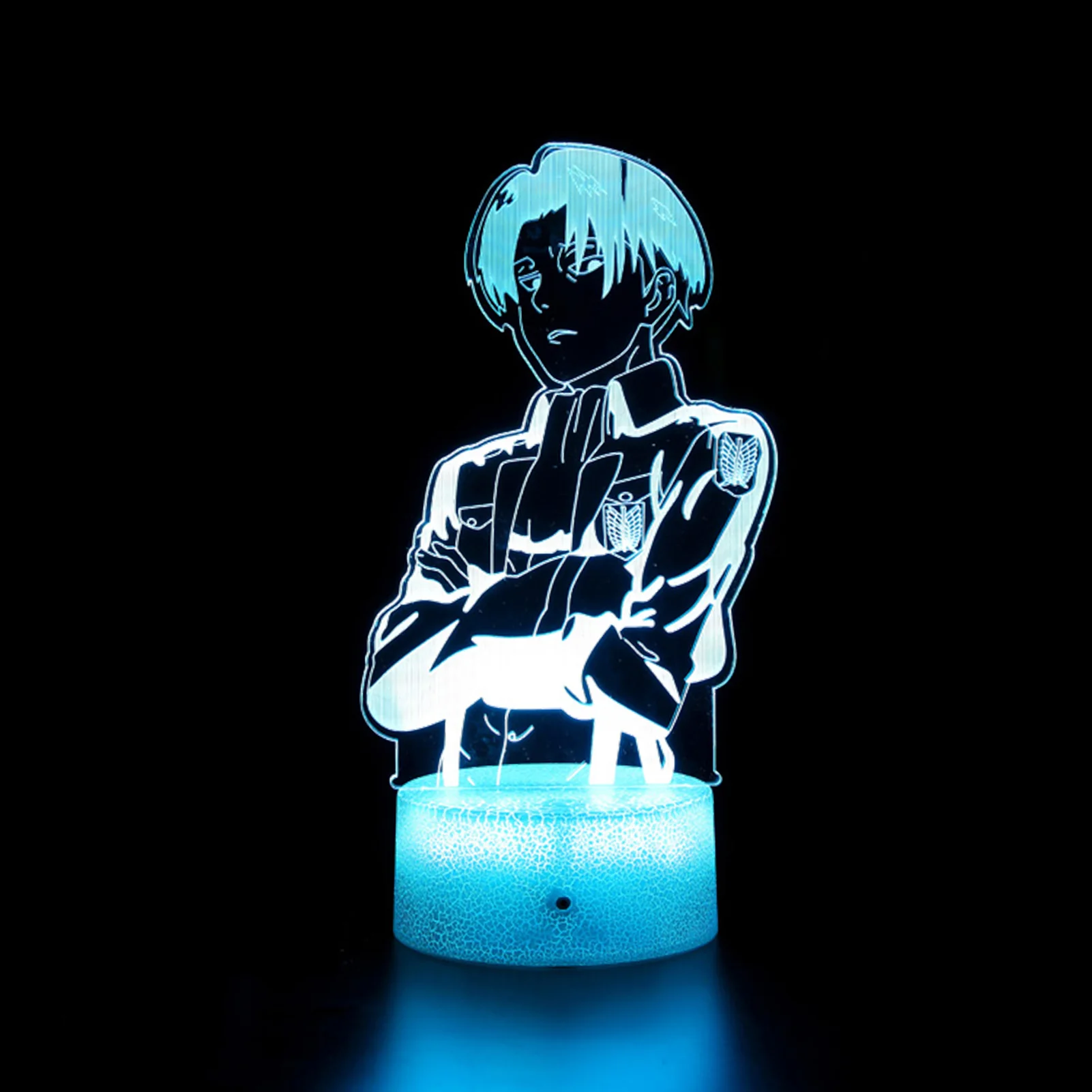 

Acrylic Table Lamp Anime Attack On Titan For Home Room Decor Light Cool Kid Child Gift Manga AOT Night Light Attack On Titans