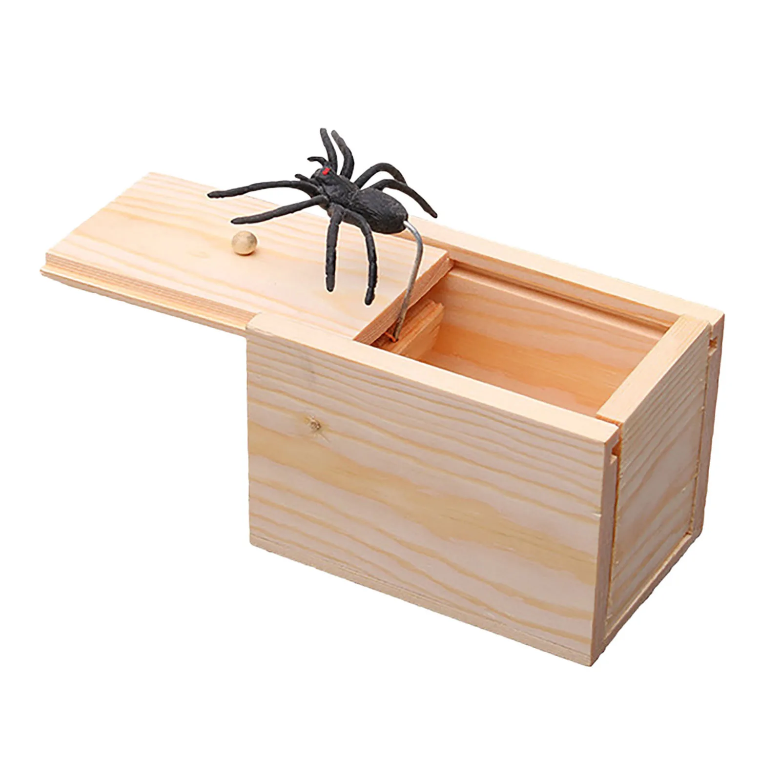 

Rubber Prank Surprise Box Wooden Surprise Tricky Prank Joke Box Fun Toys Toy Kitchen Games 2 Years