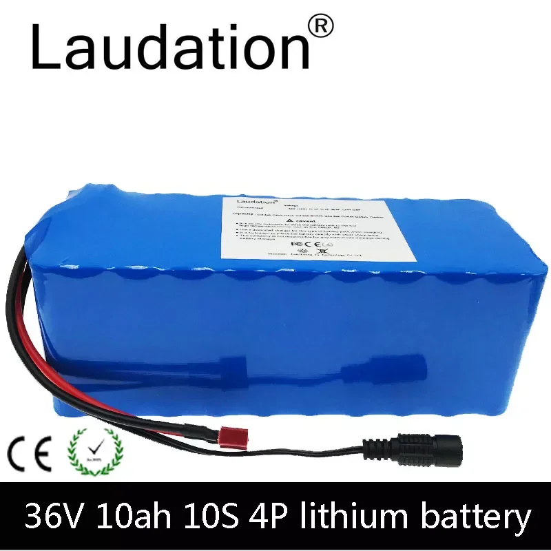 

Laudation 36V 10ah Electric Bicycle Battery Pack 36V 10ah 10S4P 500W High Power And Capacity 42V Motorcycle Scooter With 15A BMS