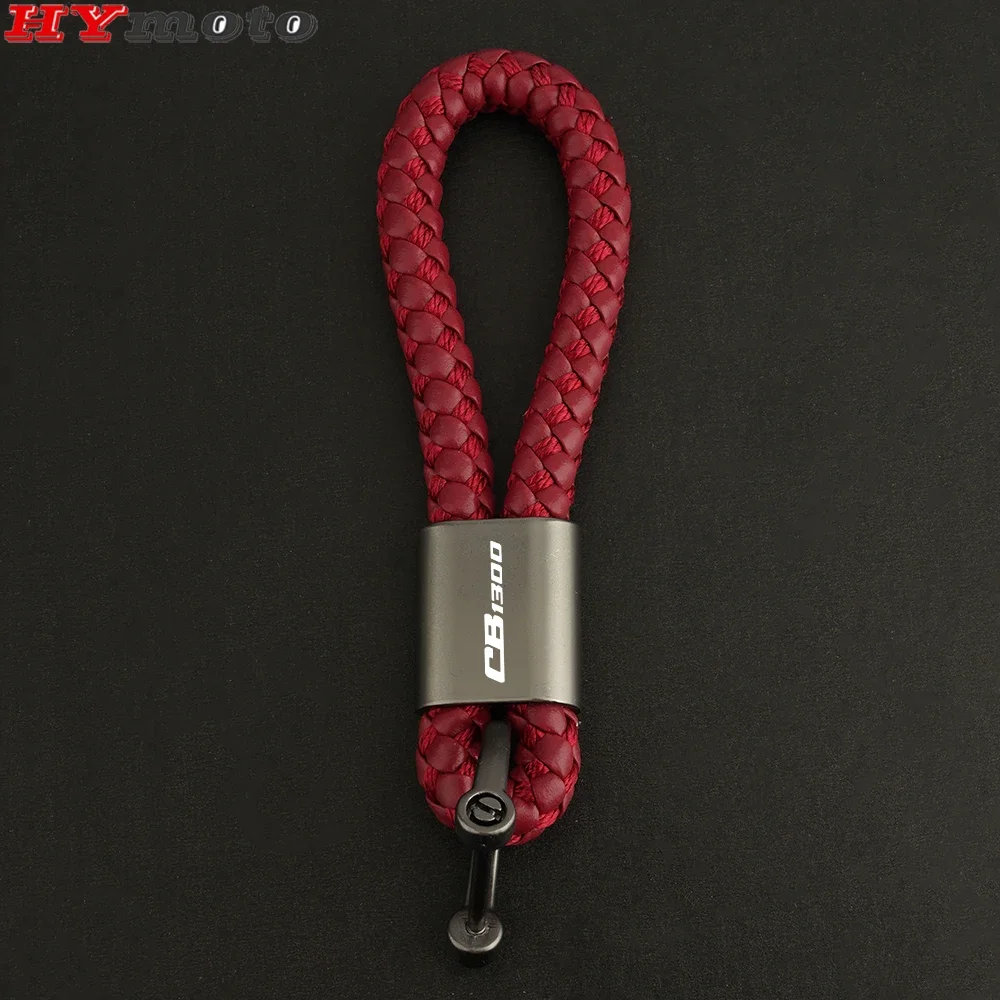 Для HONDA CB1300 SF SB SUPER FOUR аксессуары для мотоциклов кожаный брелок вязания веревки