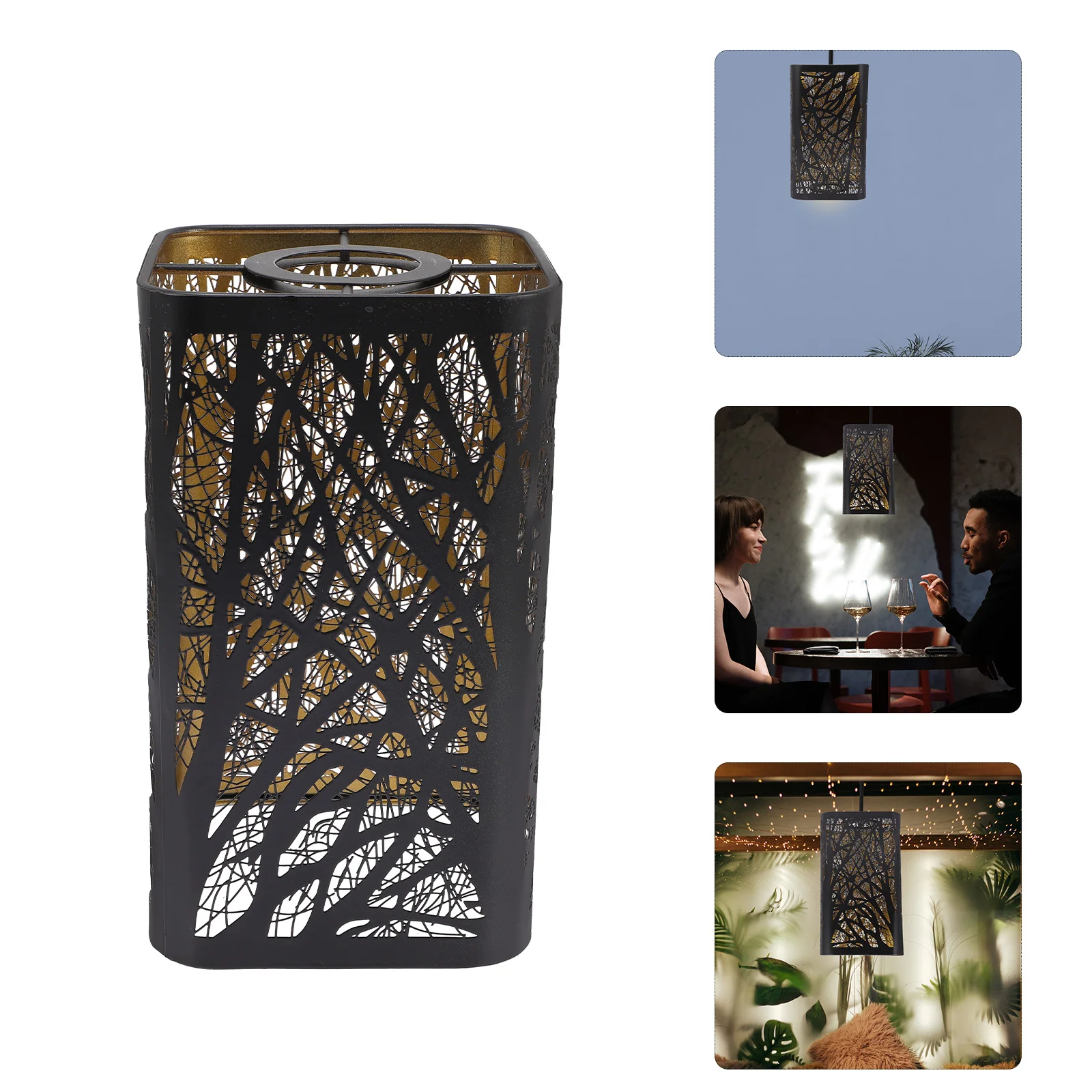 

Metal Small Lamp Shade with Tree Pattern for Pendant Light Floor Lamp Chandelier Shades Bedside screen