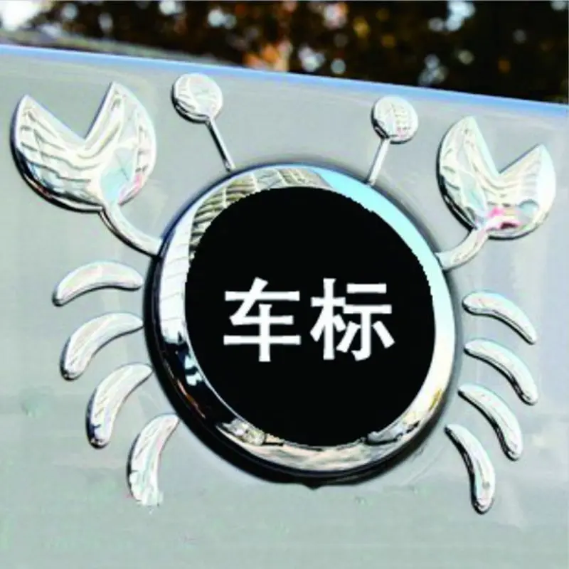 

Car Sticker 3D Crab Devil Demon Styling Auto Emblem Logo Soft PVC Decals Decoration Accessories for Cars Auto Logo Styling