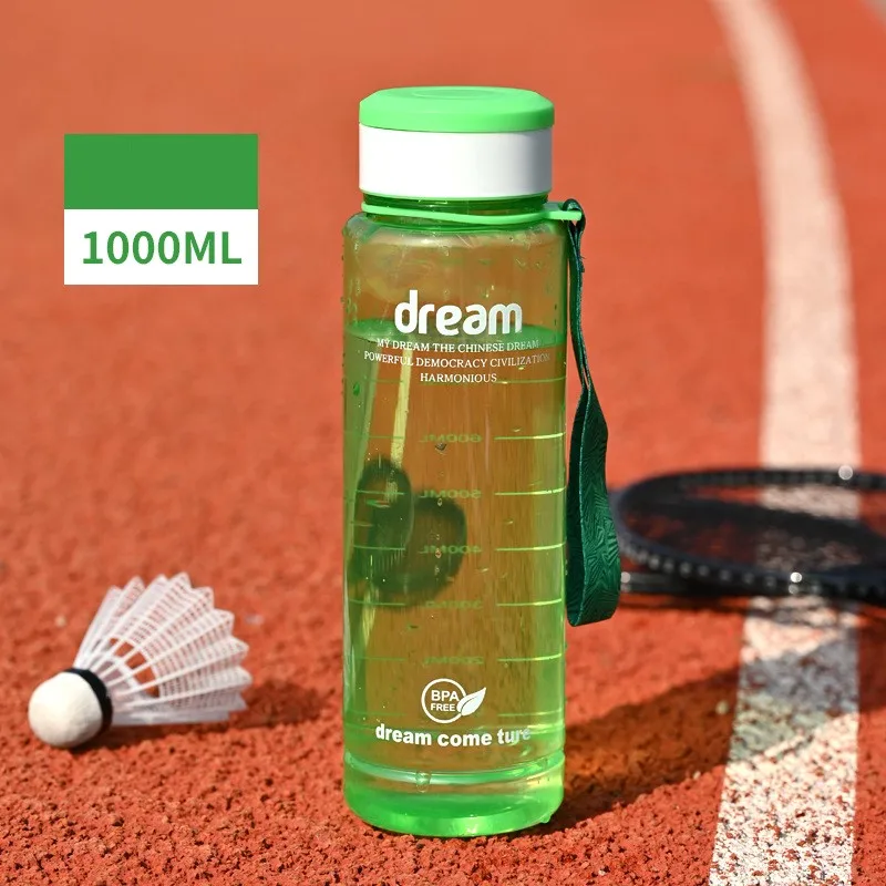 

For Outdoor Sports Fitness Sports Cold Juice Water Cup Leak-proof 1000ml Outdoor Sports Water Cup Couple Mug Kettle Pot Portable