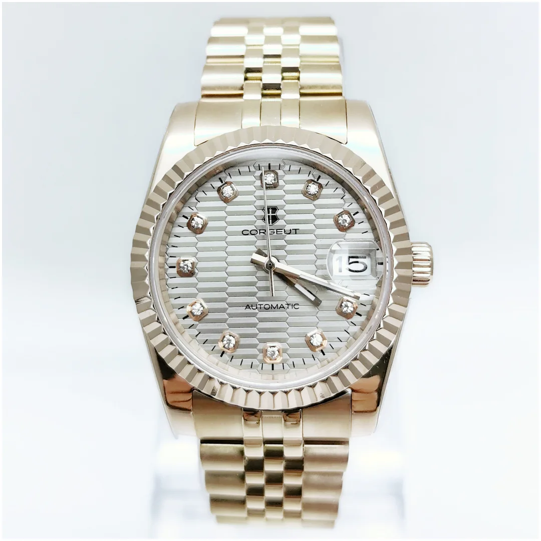 36/39 мм часы NH35 автоматическое движение сапфировое стекло 316L нержавеющая сталь