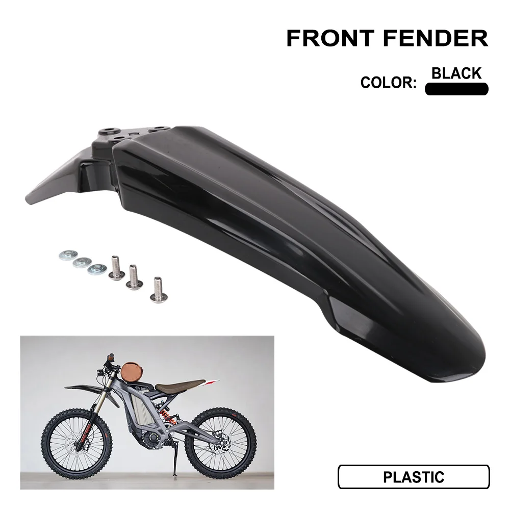 

Motorcycle Motocross Imitation Carbon Fiber Front Mudguards Fender For Sur-Ron Surron Off-Road Electric Cross-country Dirt Bike