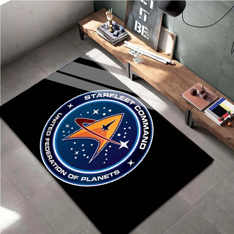 

15 Sizes Movie Star T-Trek Carpet Rug for Living Room Bedroom Home Decor Sofa Table Rug Anti Slip Chair Cushion Lounge Mat Gift