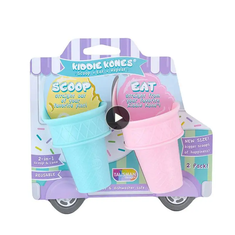 

Поднос для мороженого «сделай сам», безопасный для здоровья и окружающей среды, без специфического запаха, с температурой от-20 ℃ до 100 ℃, сладкая конусная основа