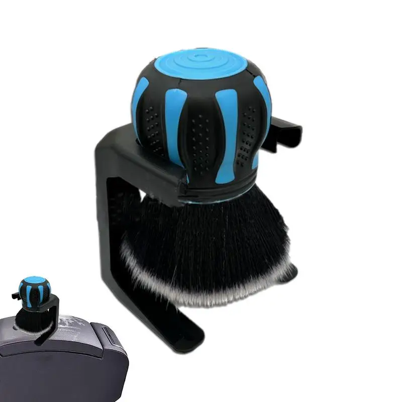 

Wheel Brush | Curved Auto Dust Cleaner Detail Cleaner for Interior Exterior | Ergonomic Anti-Slip Dirt Dust Clean Brushes Car De