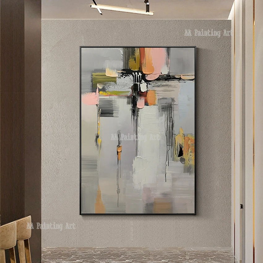 Тяжелый толстый нож картина маслом искусство без рамки лидер продаж Новое