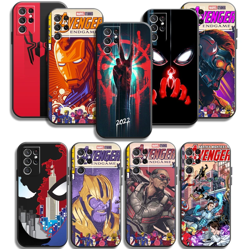 

Marvel Spiderman Phone Cases For Samsung Galaxy A31 A32 A51 A71 A52 A72 4G 5G A11 A21S A20 A22 4G Soft TPU Back Cover Coque