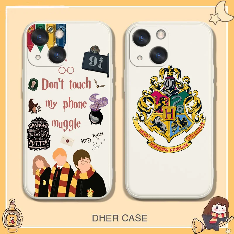 

P-Potterre Anime Harry Phone Case For Realme Q3S GT 2 S7 ST S2 C25Y C21Y C11 C17 Narzo 50A 50i 30 20 Liquid Rope Soft Back Capa