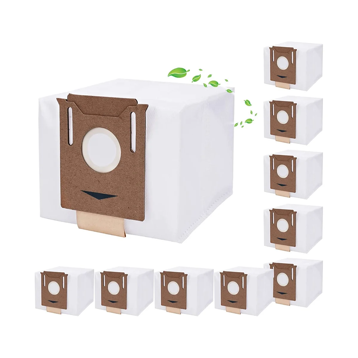 Набор из 10 мешков для пылесосов Ecovacs Deebot N8 + Pro Ozmo T8 AIVI T9 Yeedi Vac