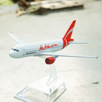 air asia white a320 aircraft alloy diecast model 15cm world aviation collectible miniature souvenir ornament