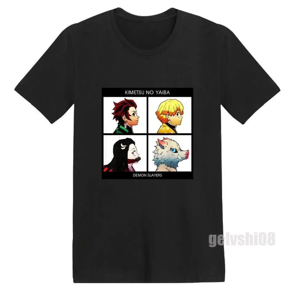 

Футболка Kisetsu No Yaiba для мужчин и женщин с принтом из аниме "рассекающий демонов", уличная одежда, футболки в готическом стиле, летние топы боль...