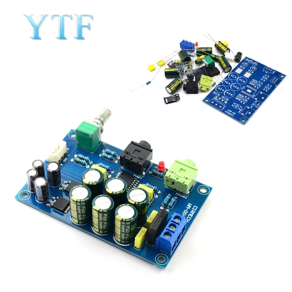 TPA6120 Headphone Amplifier Board HIFI TPA6120A2 Enthusiast Headphones AMP Amplificador Zero Noise Diy/Finished