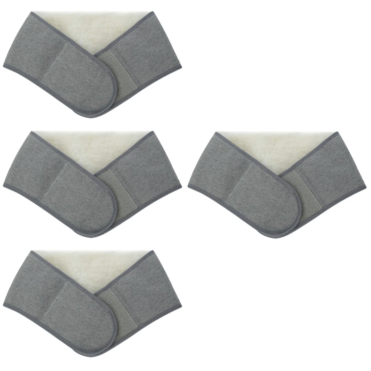 

4x Breathable Resistant Waist Sleeve Waist Support Warm Accessory Lumbar Sleeve for Winter Daily