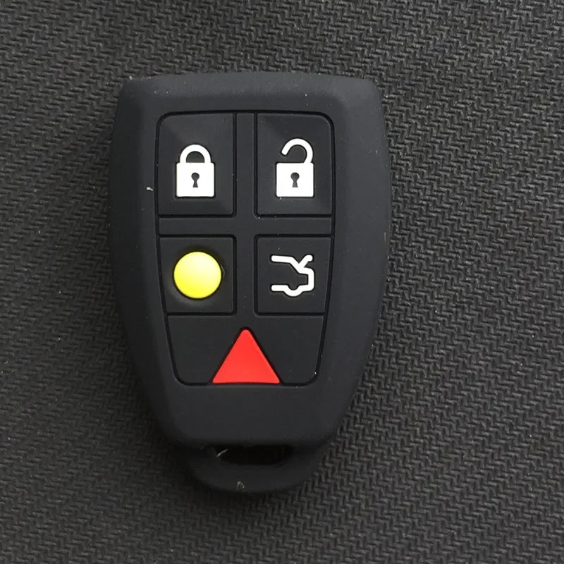 

Силиконовый чехол для ключа автомобиля для пульта дистанционного управления volvo s40 с 5 кнопками