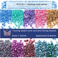 1 6mm 1 10g miyuki yuxing db dye core series diy glass bead earrings accessories imported from japan clothing accessories
