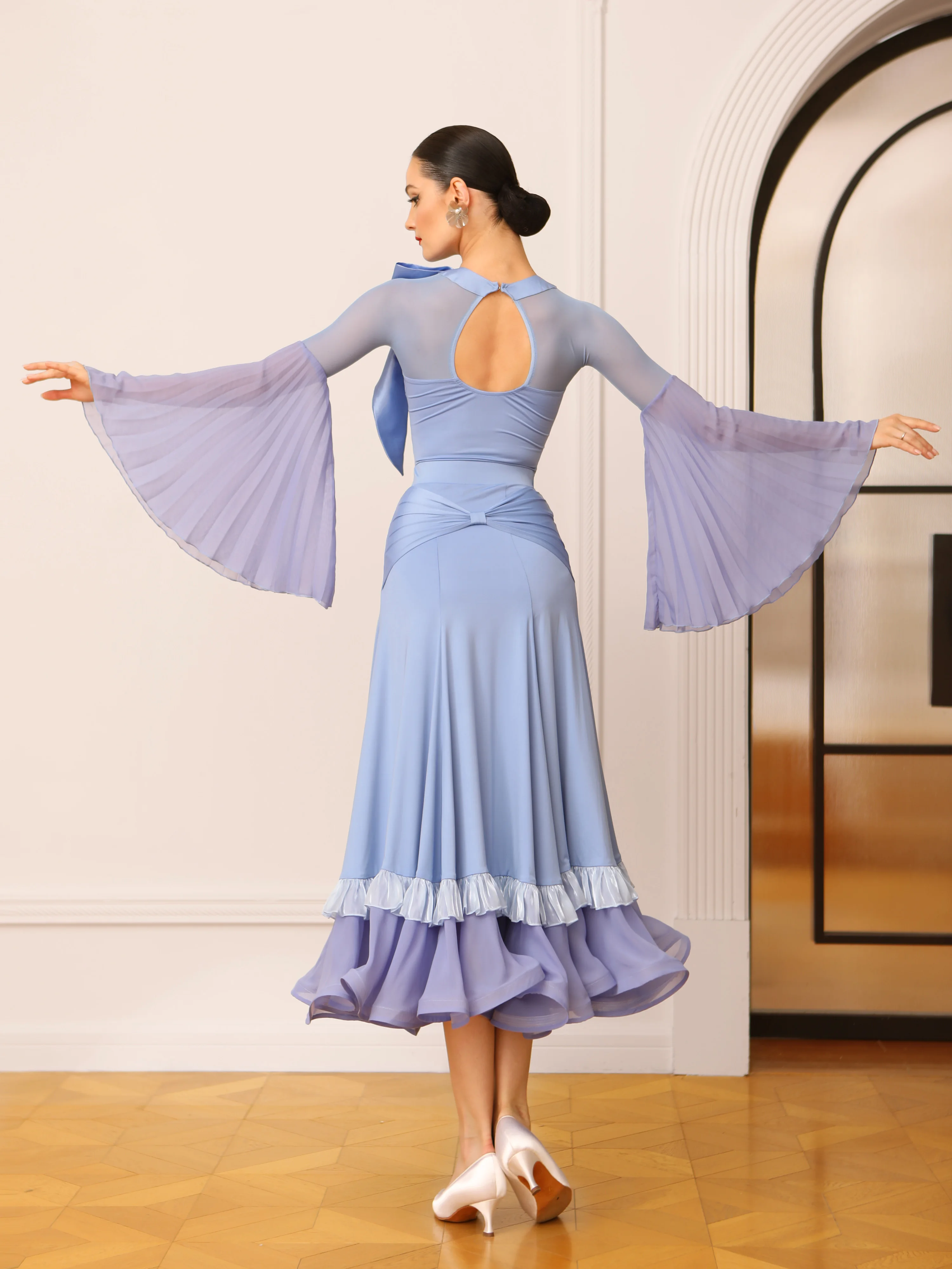 2024 юбка для бальных танцев новые современные высококлассные костюмы B012/S006