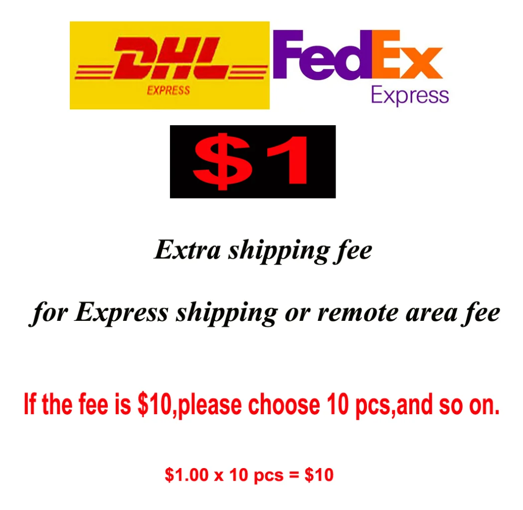 

Extra fee for Express shipping OR remote area fee OR Price difference