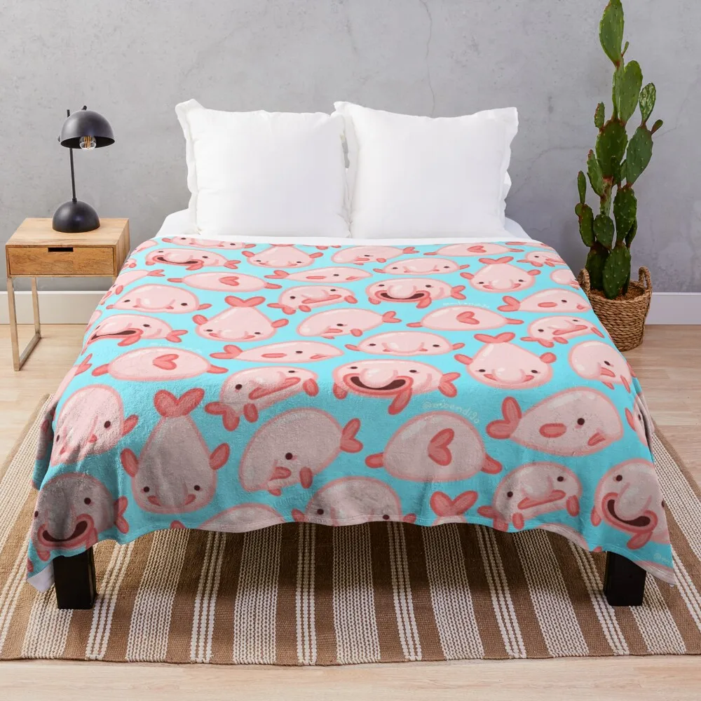 

Дизайнерское одеяло из искусственного меха Blobfish, дизайнерское одеяло, аниме H одеяло, плед s