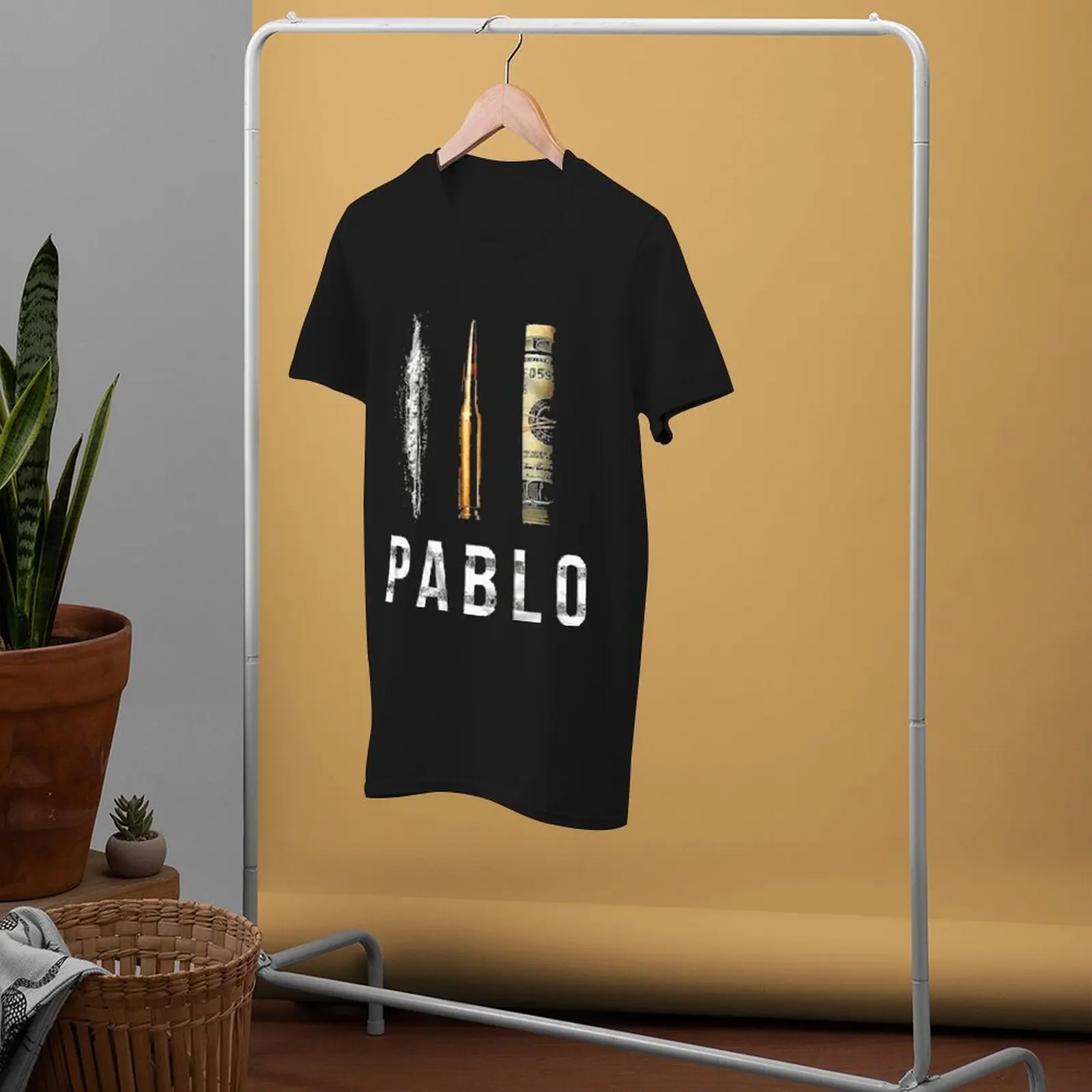 Футболка мужская с круглым вырезом в стиле ретро |